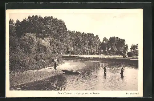 AK Hèry, La plage sur le Serein