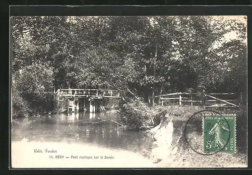 AK Hèry, Pont rustique sur le Serein