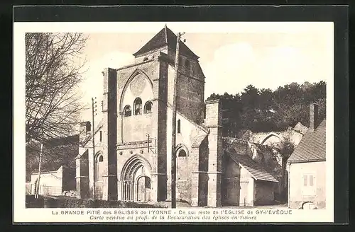 AK Gy-l’Évêque, Ce qui reste de l`Eglise