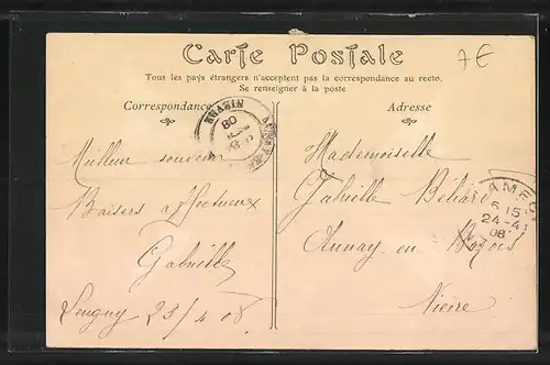 AK Leugny, Chateau des Badmeries, l`Ètang