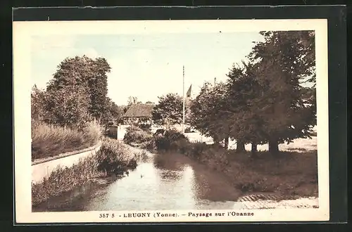 AK Leugny, Paysage sur l`Ouanne