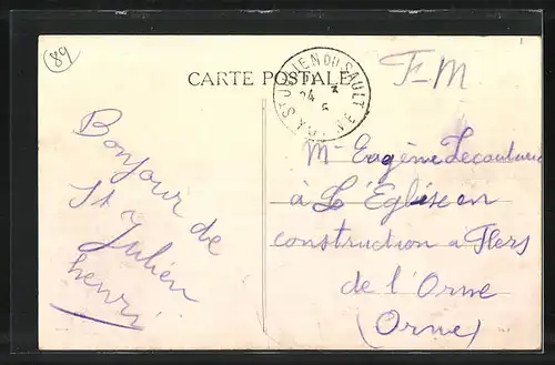 AK Villevallier, Entrèe du Pont suspendu