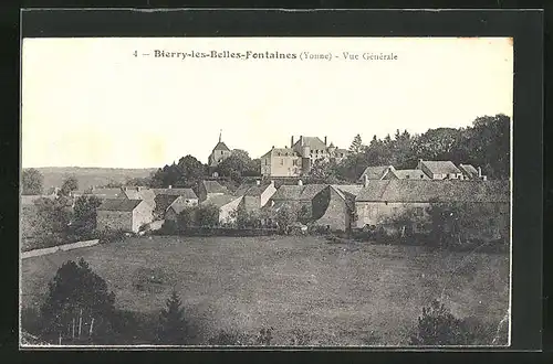 AK Bierry-les-Belles-Fontaines, Vue Gènèrale