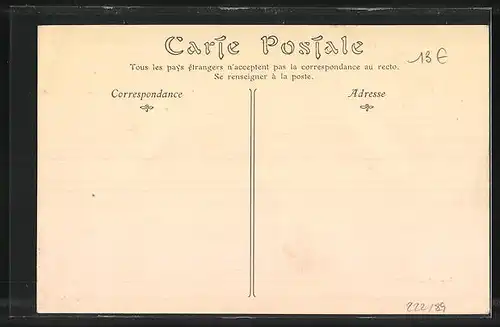 AK Cousin-le-.Pont, Häuserruinen am Flussufer