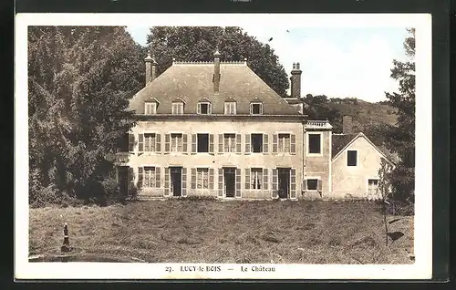 AK Lucy-le-Bois, Le Chateau, facade