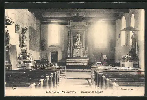 AK Villiers-Saint-Benoit, Interieur de l`Eglise