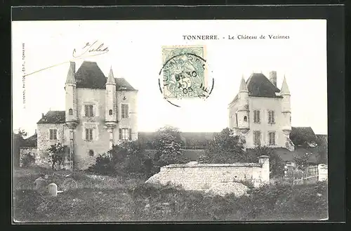 AK Tonnerre, Le Chateau de Vezinnes