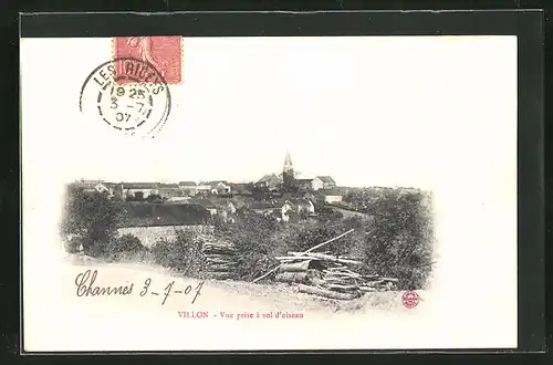 AK Villon, Vue prise a vol d`oisean