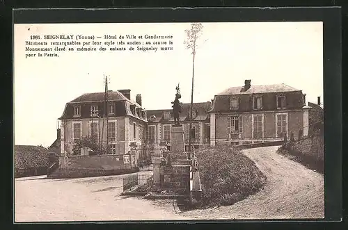 AK Seignelay, Hotel de Ville et Gendarmerie