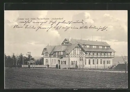 AK Lückendorf, Partie am Ferienheim