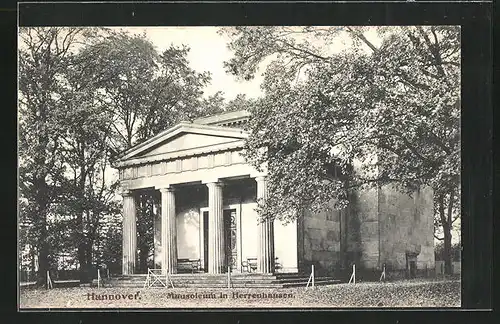 AK Hannover, Mausoleum in Herrenhausen