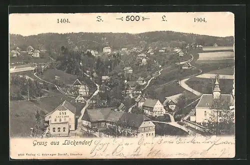AK Lückendorf, Ortstotale im Tal