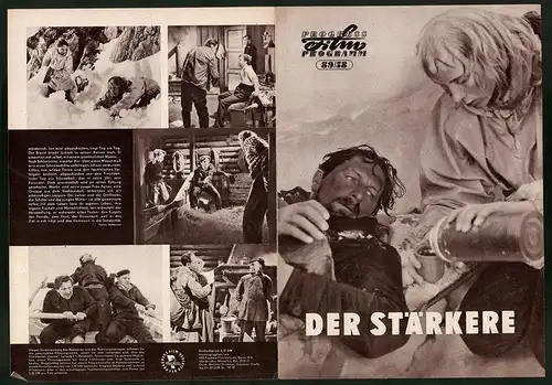 Filmprogramm PFP Nr. 89 /58, Der Stärkere, Jack Fjeldstad, Henny Moan, Regie: Arne Skouen