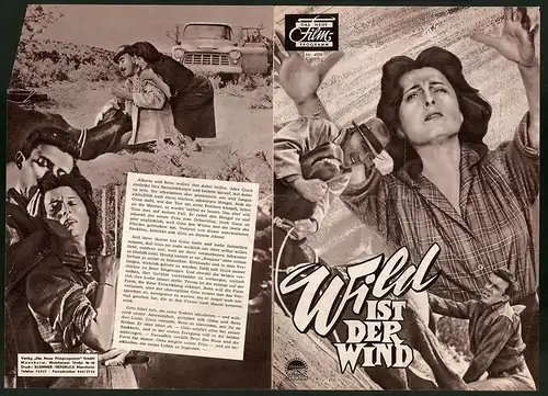 Filmprogramm DNF Nr. 4020, Wild ist der Wind, Anna Magnani, Anthony Quinn, Regie: George Cukor