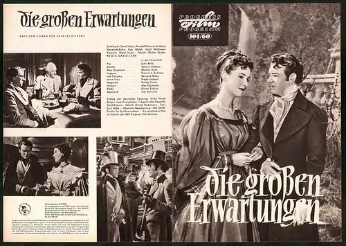 Filmprogramm PFP Nr. 104 /60, Die grossen Erwartungen, John Mills, Valerie Hobson, Regie: David Lean