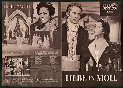 Filmprogramm PFP Nr. 85 /60, Liebe in Moll, Antonella Lualdi, Maurice Ronet, Regie: Carmine Gallone