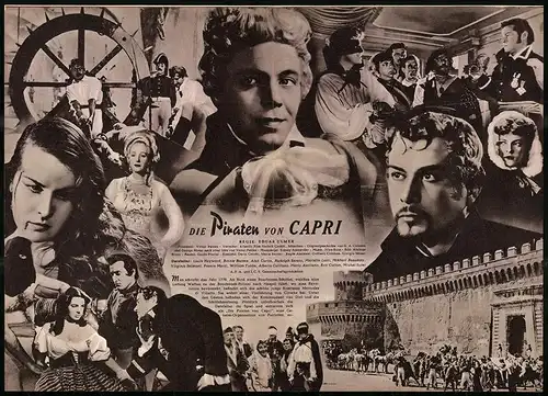 Filmprogramm IFB Nr. 990, Die Piraten von Capri, Louis Hayward, Binnie Barnes, Regie: Edgar Ulmer