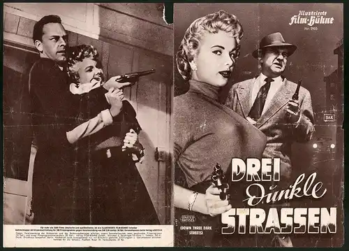 Filmprogramm IFB Nr. 2903, Drei dunkle Strassen, Broderick Crawford, Ruth Roman, Regie: Arnold Laven