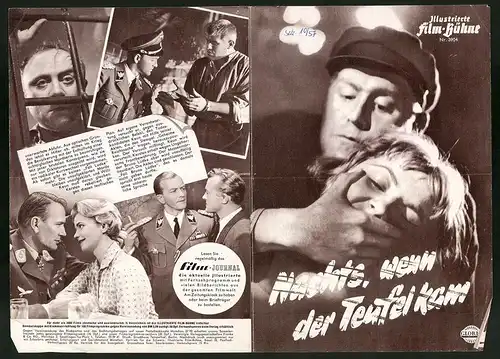 Filmprogramm IFB Nr. 3904, Nachts, wenn der Teufel kam, Claus Holm, Mario Adorf, Regie: Robert Siodmak