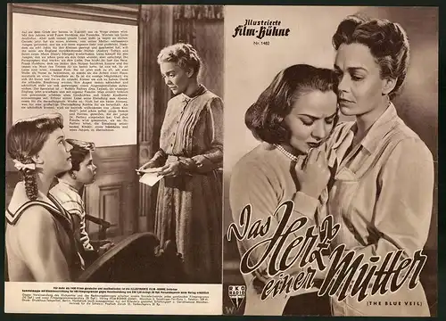 Filmprogramm IFB Nr. 1482, Das Herz einer Mutter, Hane Wyman, Charles Laughton, Regie: Curtis Bernhardt