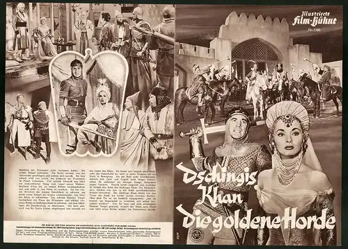 Filmprogramm IFB Nr. 1580, Dschingis Khan - Die goldene Horde, Ann Blyth, David Farrar, Regie: George Sherman