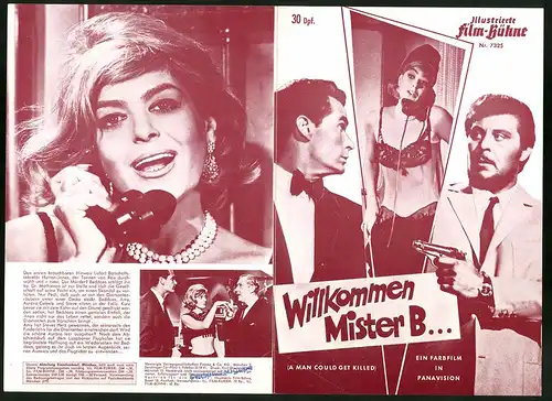 Filmprogramm IFB Nr. 7325, Willkommen Mister B..., James Garner, Melina Mercouri, Regie: Ronald Naeme, Cliff Owen