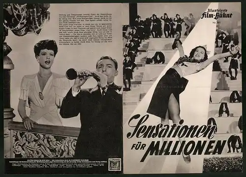 Filmprogramm IFB Nr. 855, Sensationen für Millionen, Eleanor Powell, Dennis O`Keefe, Regie: Andrew Stone