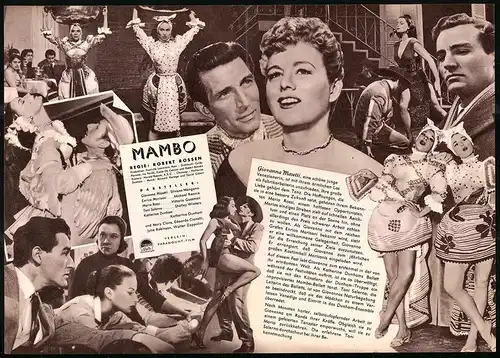 Filmprogramm IFB Nr. 2950, Mambo, Silvana Mangano, Michael Rennie, Vittorio Gassman, Regie: Robert Rossen