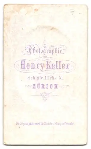 Fotografie Henry Keller, Zürich, Schipfe Luchs 51, Brustportrait junge Dame mit Flechtfrisur