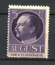 Reklamemarke August im Portrait, Für's Fliegerheim