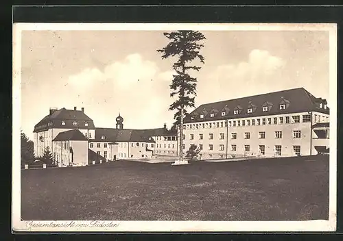 AK Bischofsgrün im Fichtelgebirge, Blick auf die Heilstätte