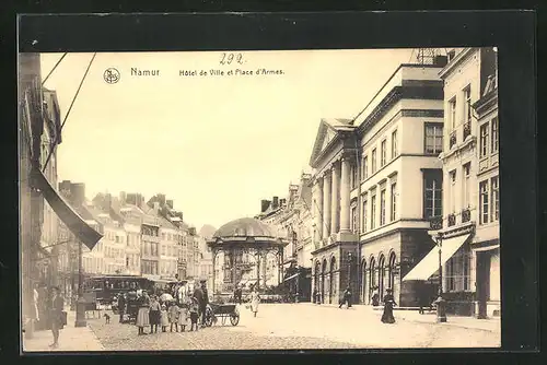 AK Namur, Hotel de Ville et Place d`Armes