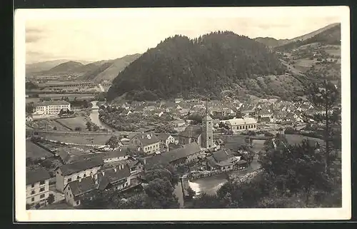 AK Kapfenberg, Gesamtansicht aus der Vogelschau