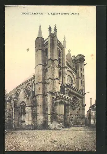 AK Montereau, L`Èglise Notre-Dame
