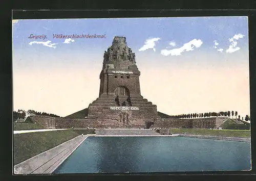 AK Leipzig, Völkerschlachtdenkmal, Hauptansicht