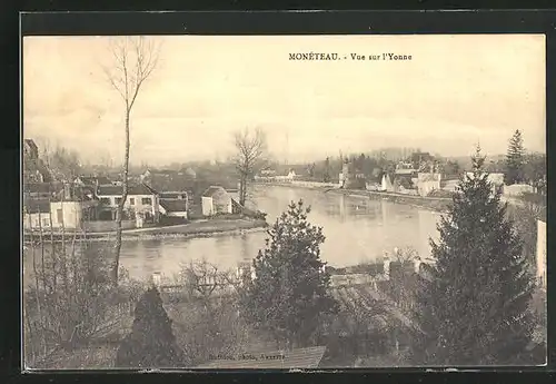 AK Monèteau, Vue sur l`Yonne