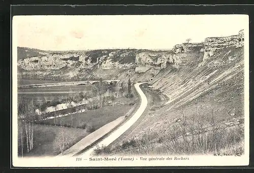AK Saint-Morè, Vue gènèrale des Rochers