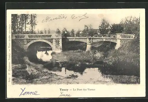AK Toucy, Le Pont des Vernes