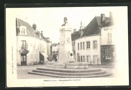 AK Toucy, Monument P. Larousse