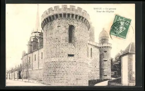 AK Toucy, La grosse Tour de l`Eglise