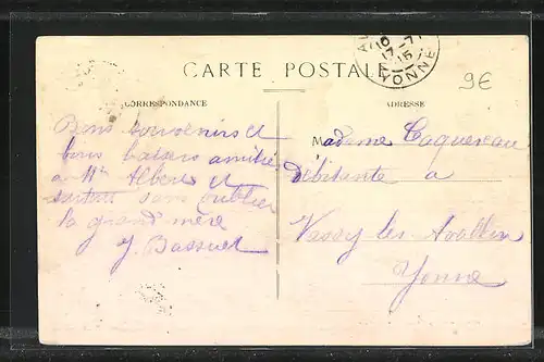 AK Nuits-sur-Armancon, Vue Gènèrale - L`Armancon