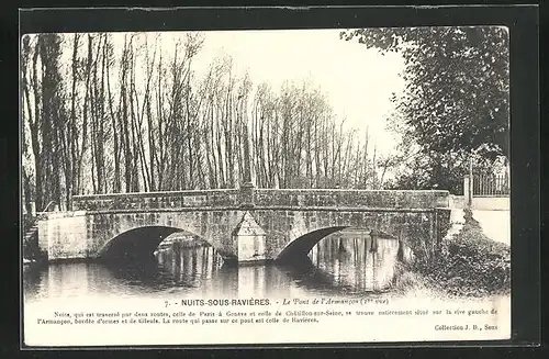 AK Nuits-sur-Ravières, Le Pont de l`Armancon