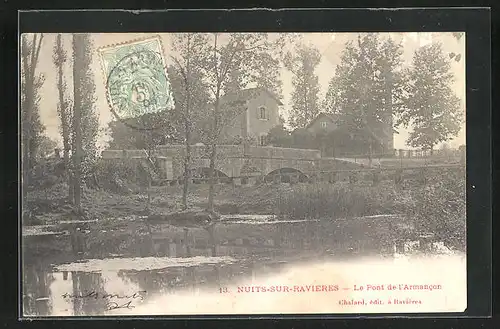 AK Nuits-sur-Ravières, Le Pont de l`Armancon