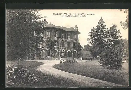 AK Saint-Sauveur-en-Puisaye, Le Chateau des Genèts