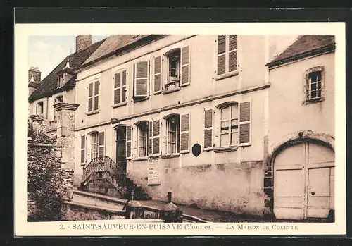 AK Saint-Sauveur-en-Puisaye, La Maison de Colette