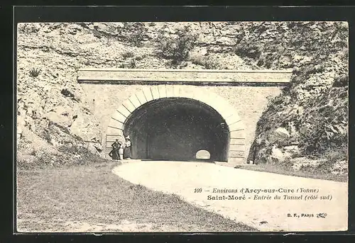 AK Saint-Morè, Entrèe du Tunnel (Cote Sud)