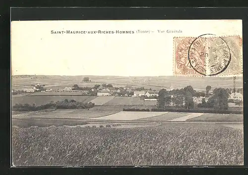 AK Saint-Maurice-aux-Riches-Hommes, Vue Gènèrale