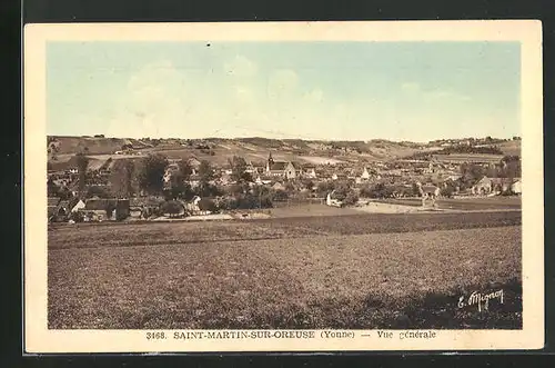 AK Saint-Martin-sur-Oreuse, Vue gènèrale