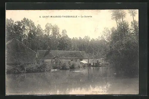 AK Saint-Maurice-Thizouailles, La Scierie