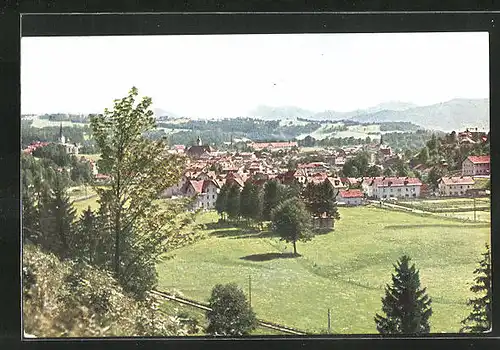 AK Miesbach, Stadtpanorama